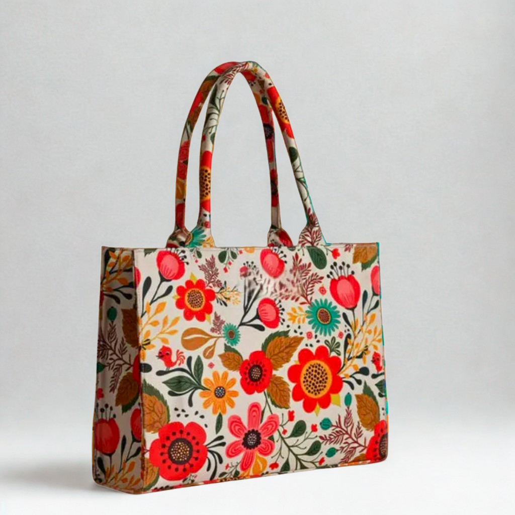 Folksy Bloom Canvas