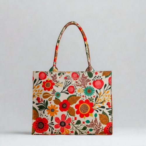 Folksy Bloom Canvas