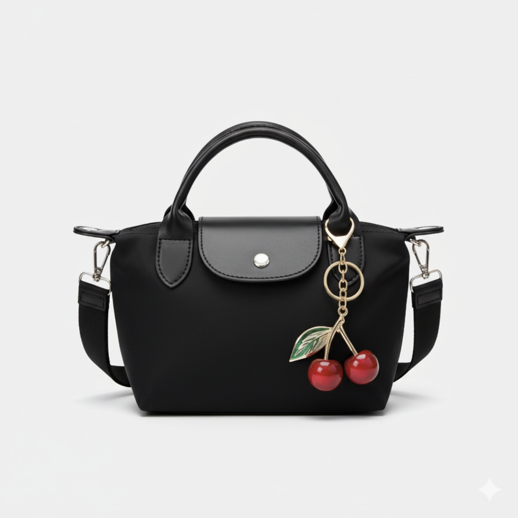 The Essential Mini - Black (With Cherry Charm)