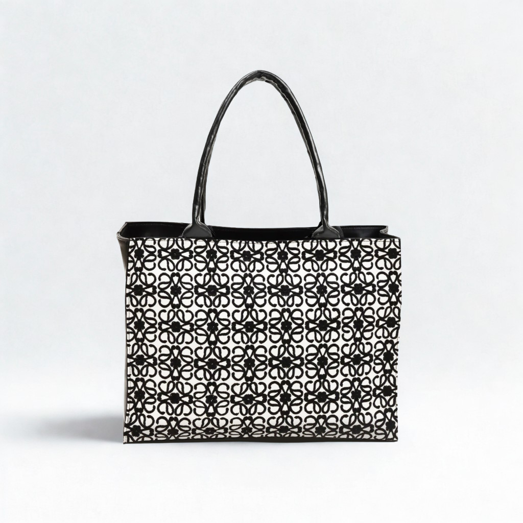 Geometric Floral Canvas