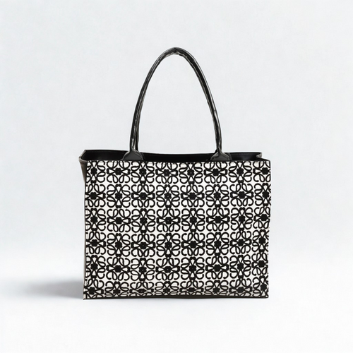 Geometric Floral Canvas