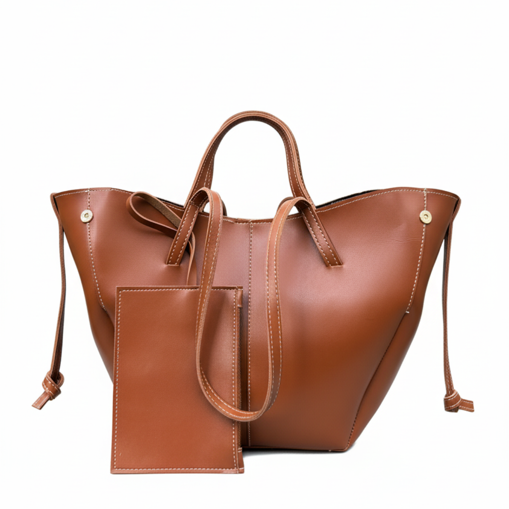 The Aura Tote - Brown