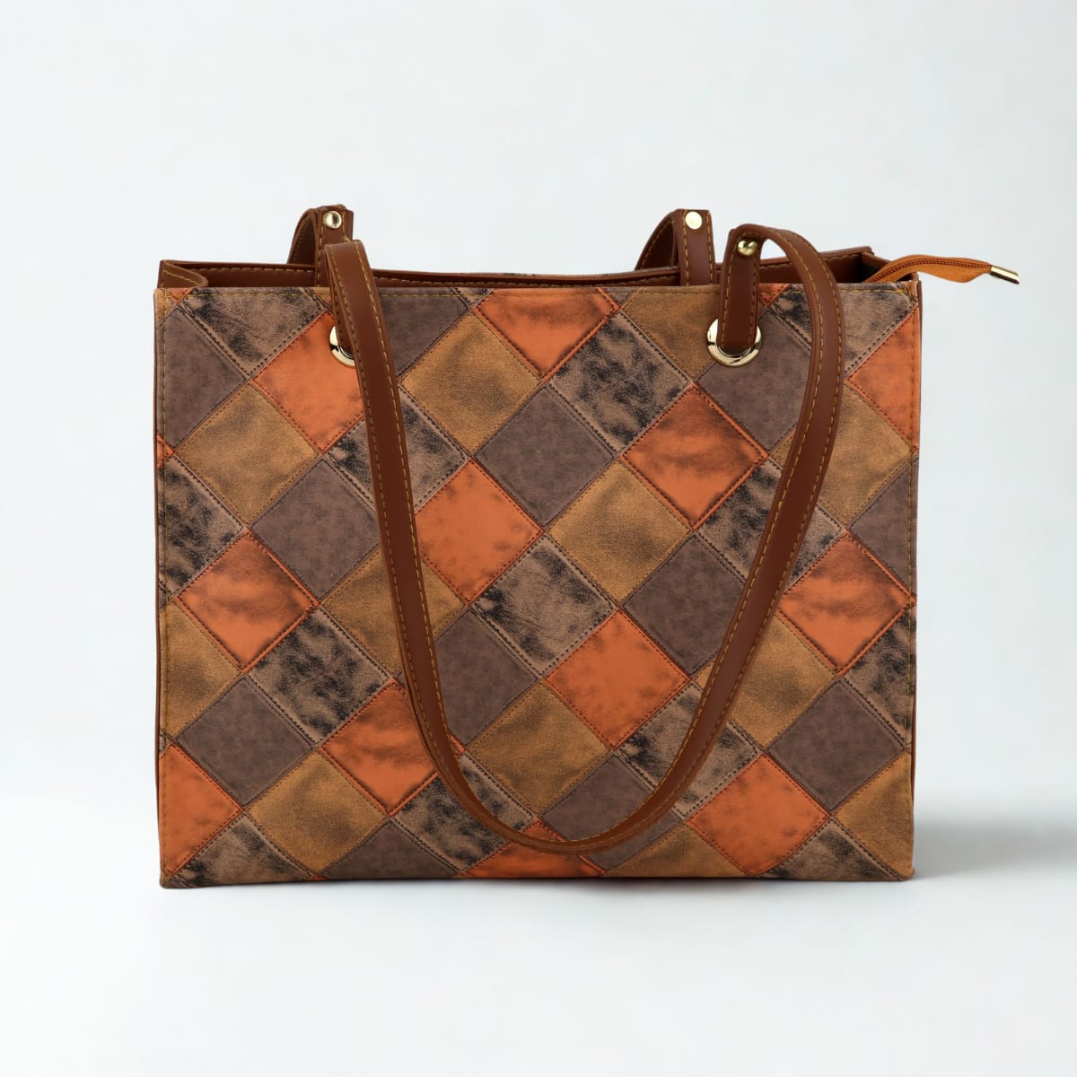 The Grid - Brown & Orange