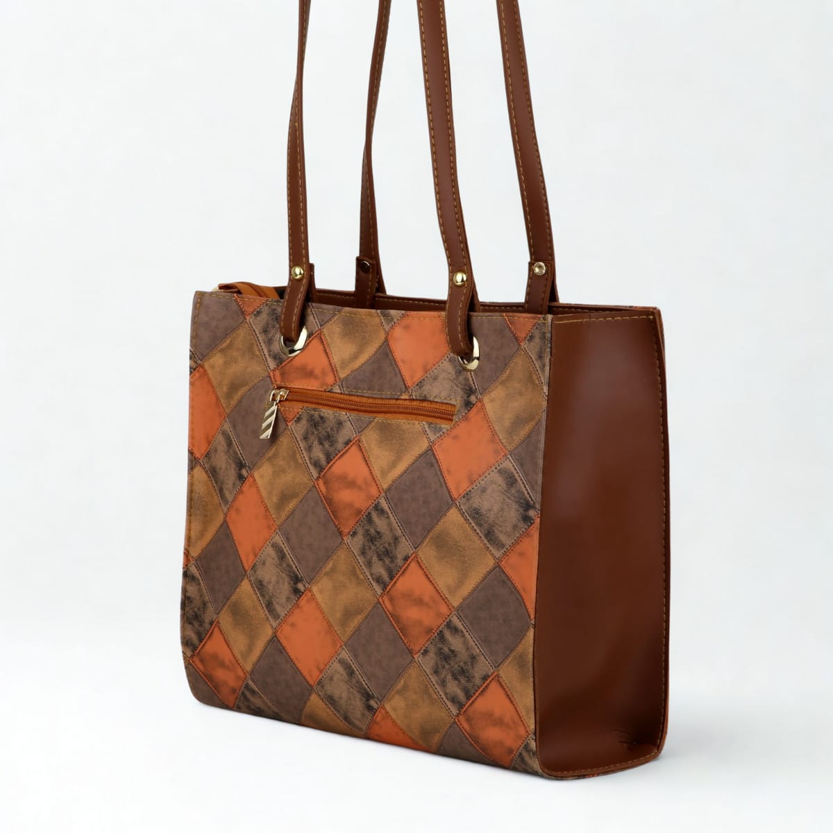 The Grid - Brown & Orange