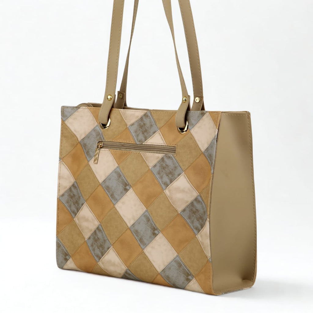 The Grid - Grey & Beige