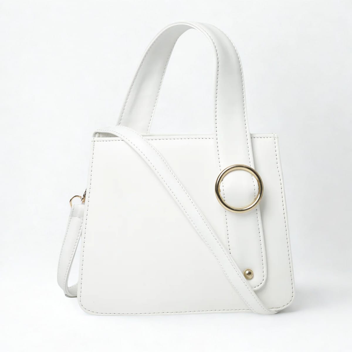 The Halo White Crossbody