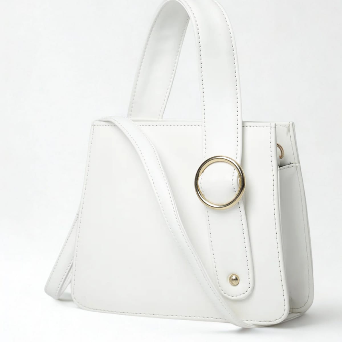 The Halo White Crossbody