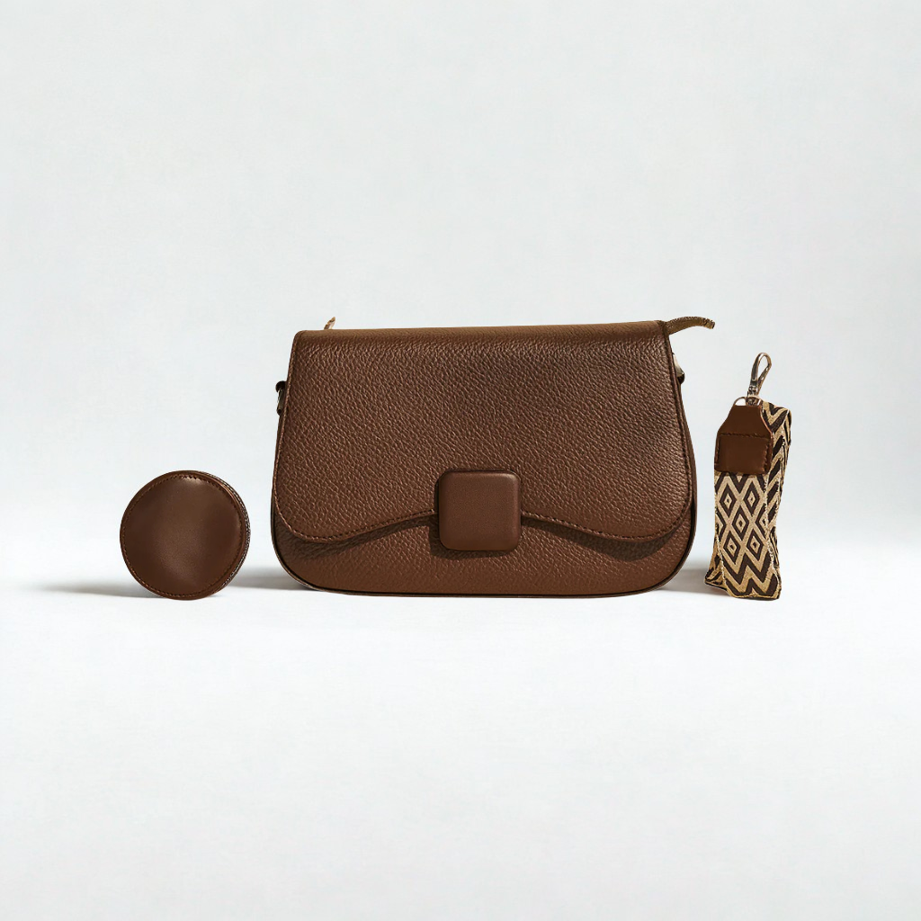 The Élan Cocoa Crossbody